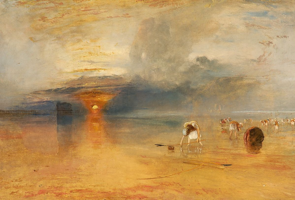 Joseph Mallord William Turner. Calais Sands At Low Water: Poissards Collecting Bait
