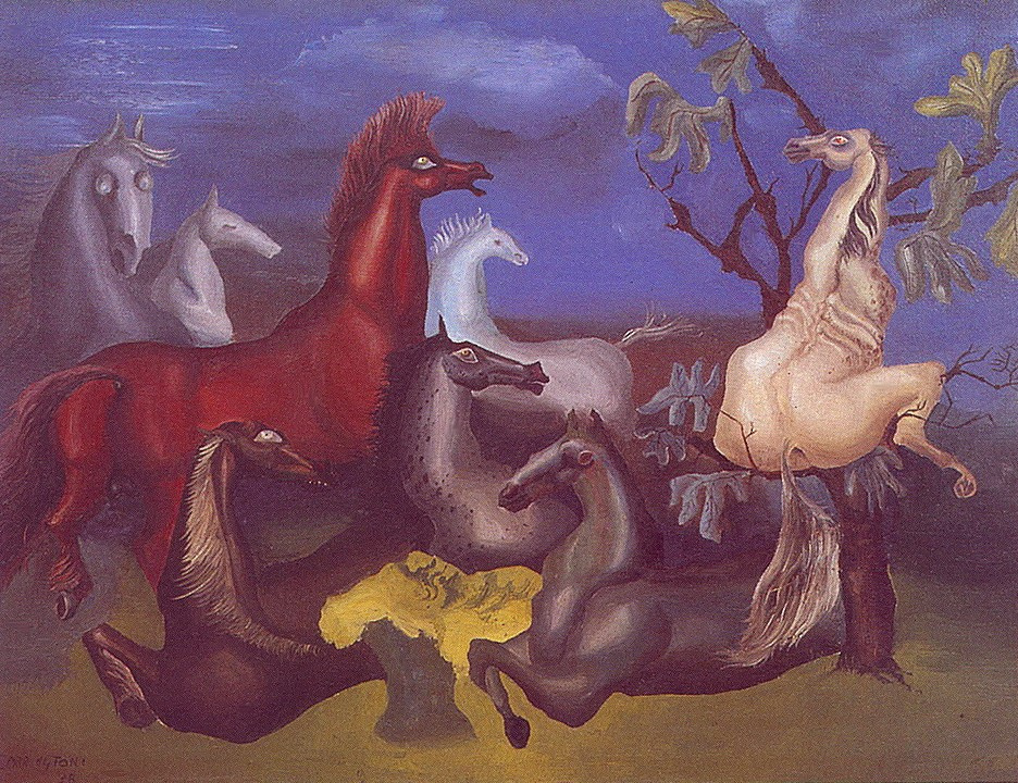 Leonora Carrington. The horses of Lord Candlestick