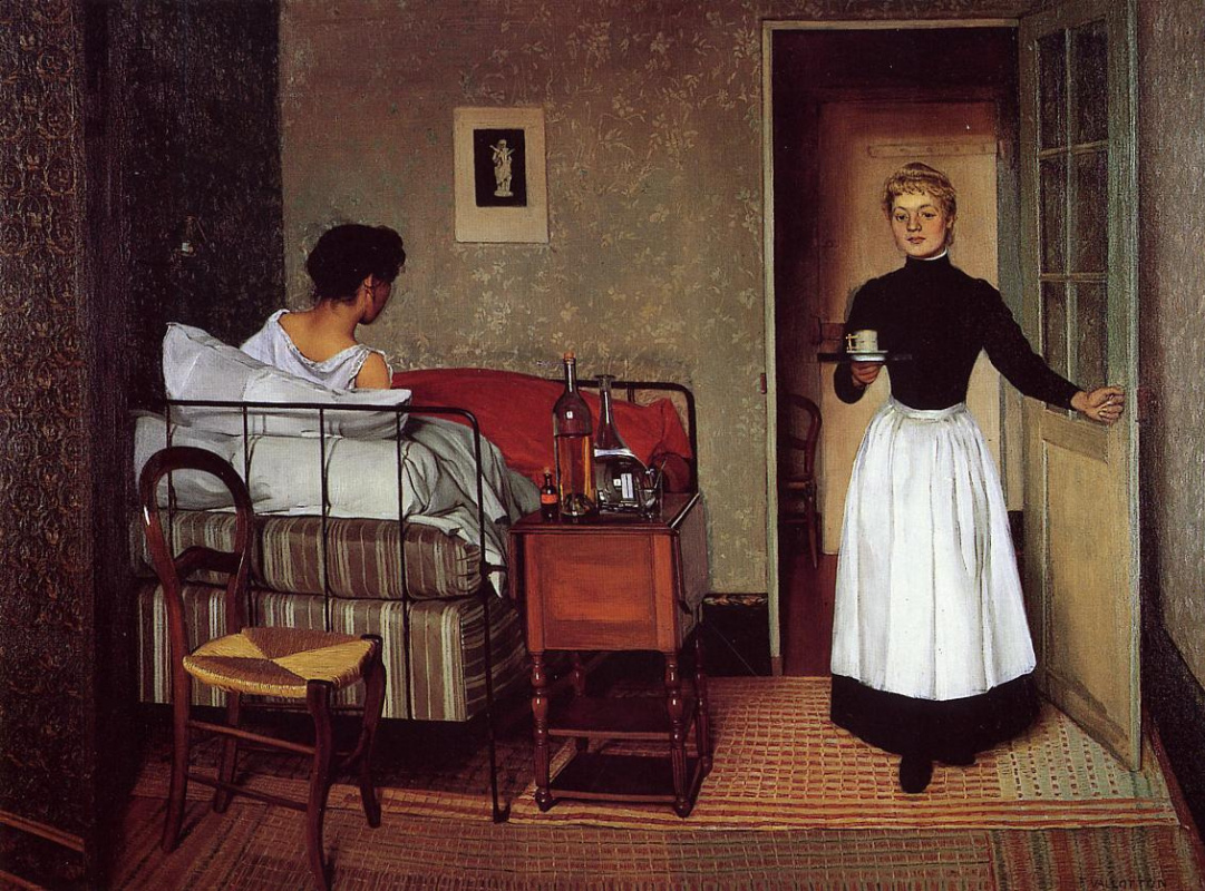 Felix Vallotton. Sick girl