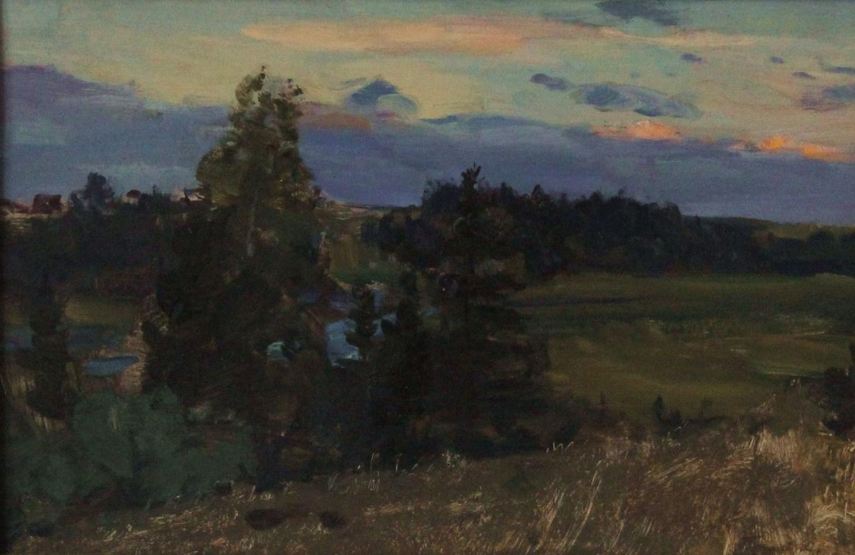 Vladimir Georgievich Gremitskykh. Tramonto a Svistukha