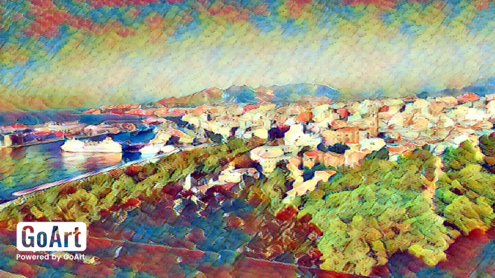 Наталья Гарбер & Алина Королева. Panorama of Málaga. Cultural landscape