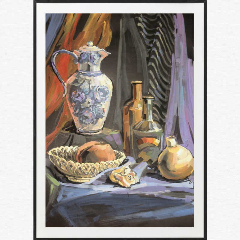 Elena Lobanova. Still Life with a Jug