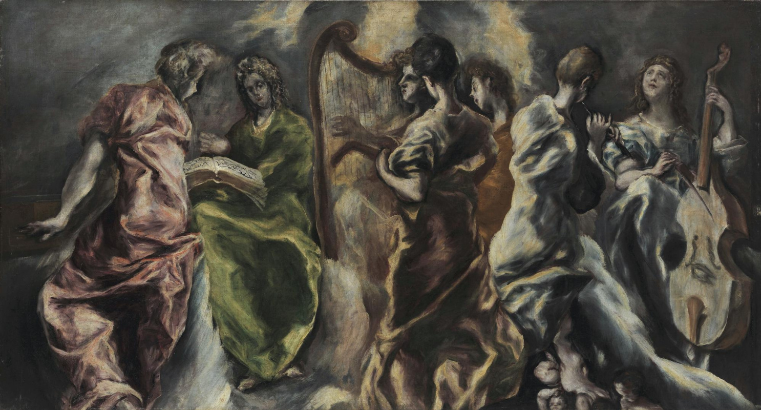 Domenico Theotokopoulos (El Greco). Angels Concert