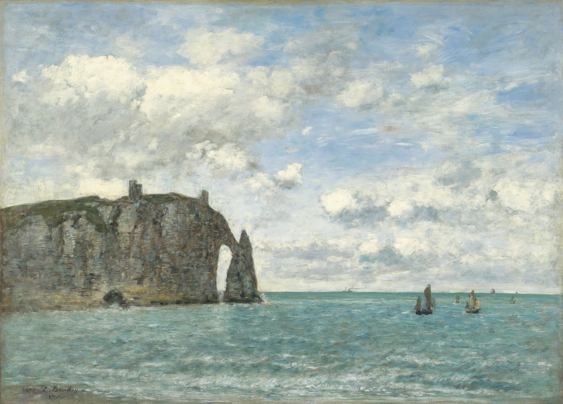 Eugene Boudin. Étretat. Rock Aval