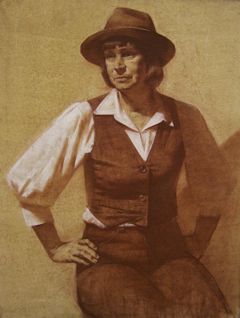 Ekaterina Кiseleva. Lady in a hat
