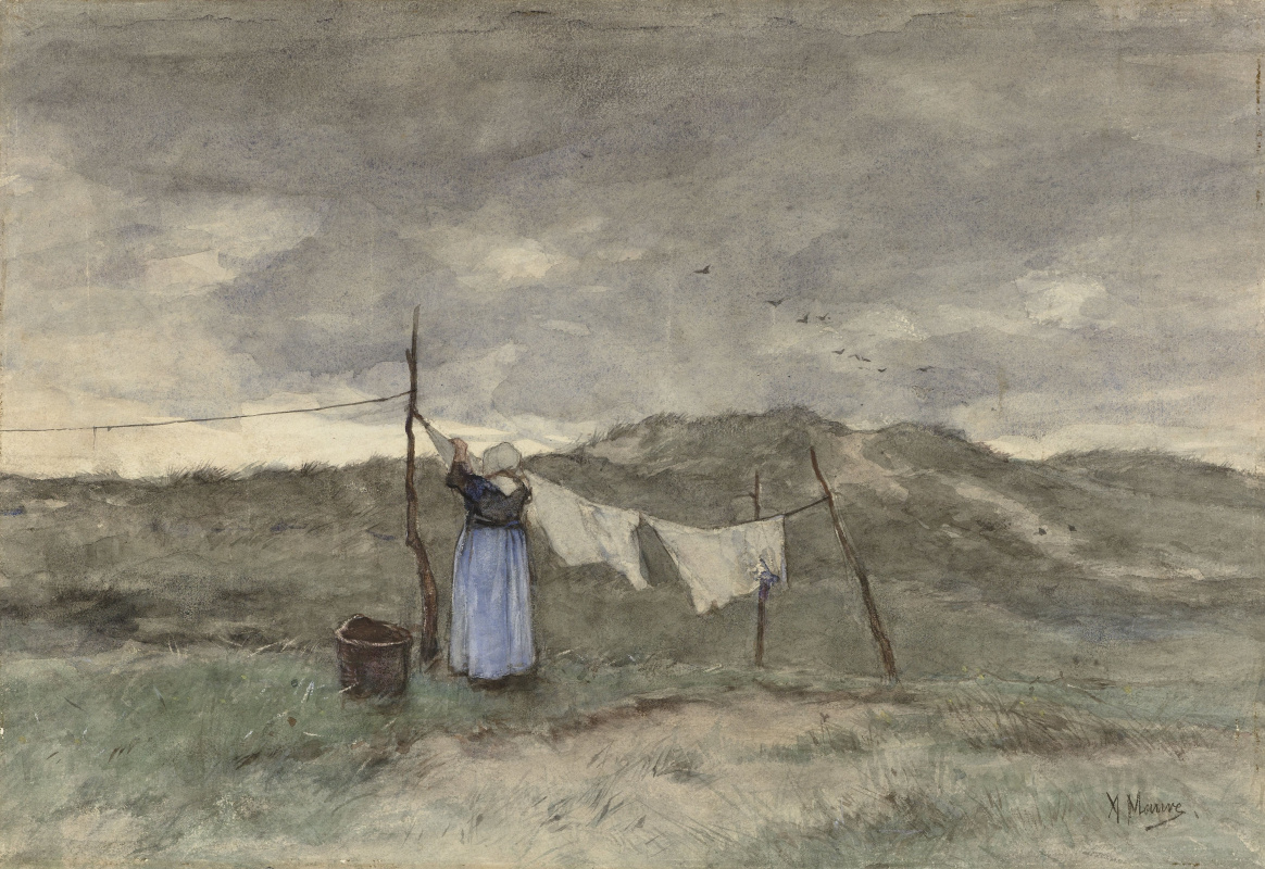 Anton Maouve. Woman, hang your underwear in the dunes