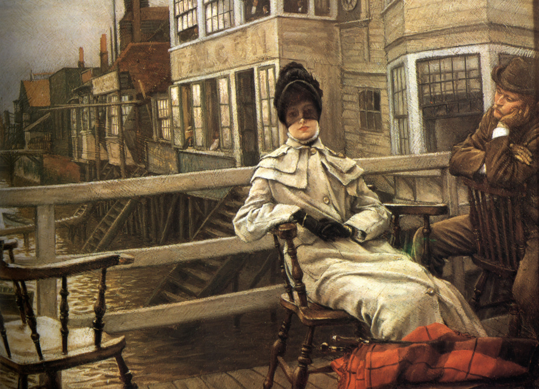 James Tissot. Waiting for the ferry