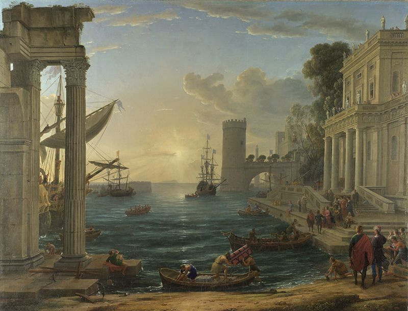 Departure of the Queen of Sheba