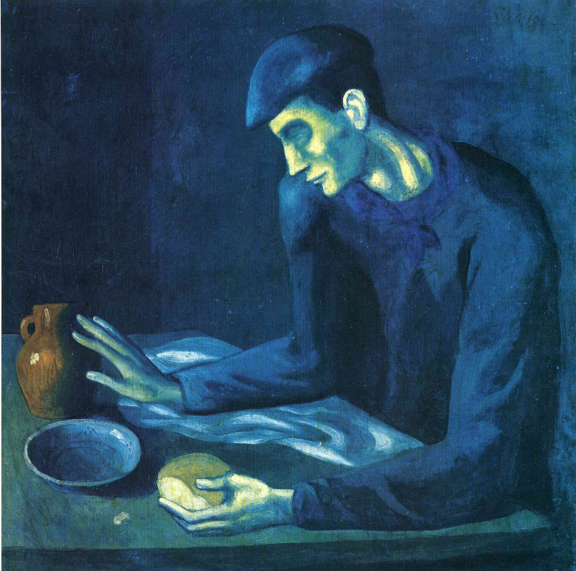 Pablo Picasso. Breakfast of the blind