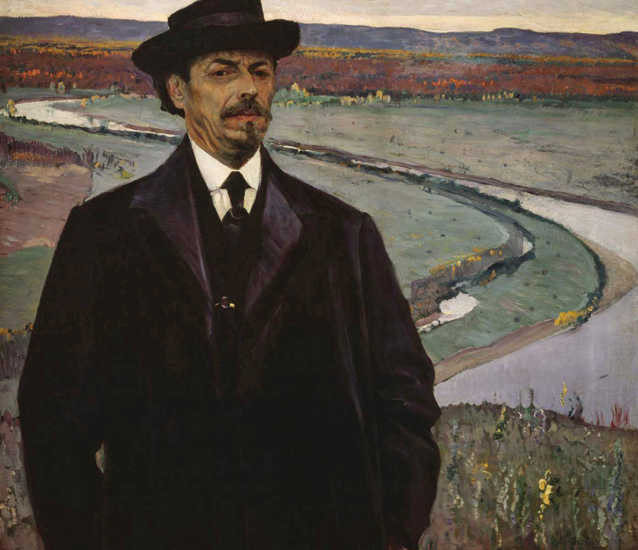 Mikhail Vasilyevich Nesterov. Self-portrait