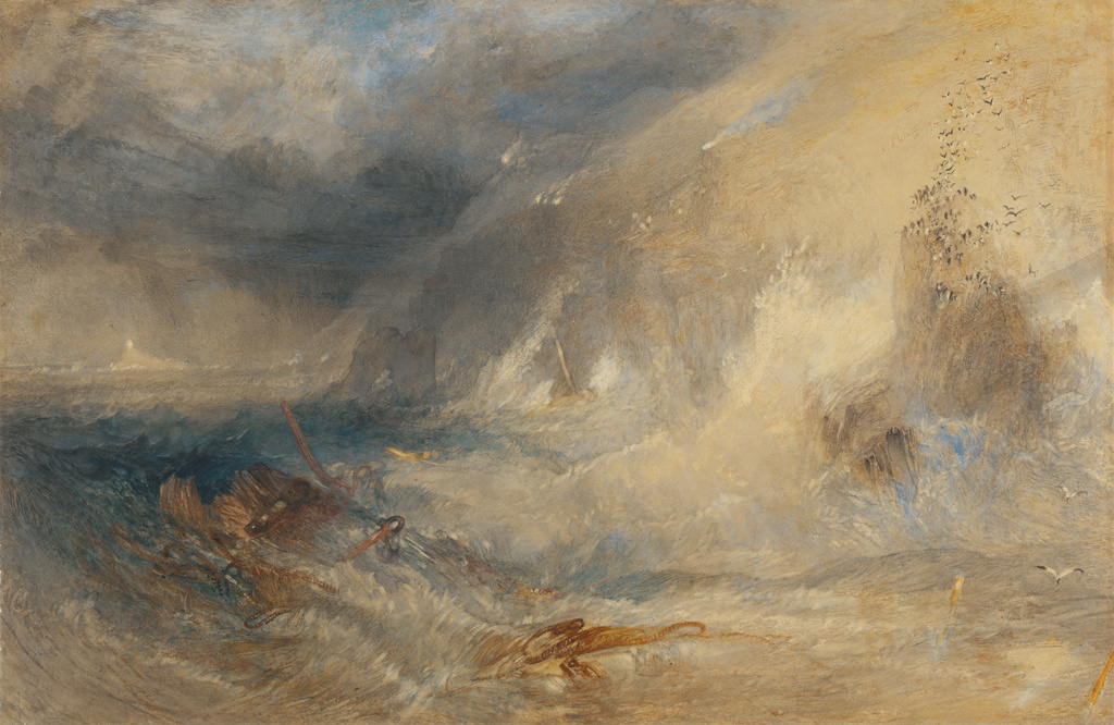 Joseph Mallord William Turner. Leuchtturm von Longships, Land's End