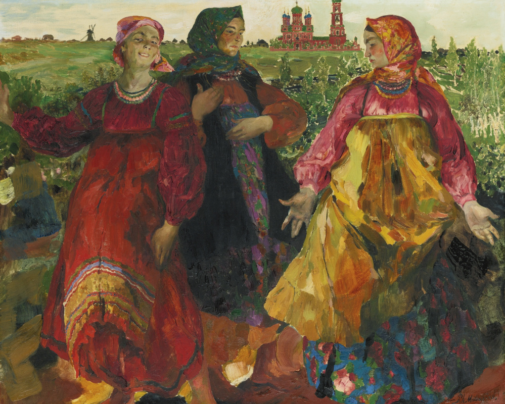 Filipp Andreevich Malyavin. Three women