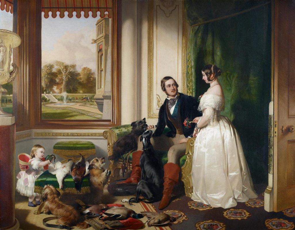 Edwin Henry Landseer. Windsor Castle in modern times; Queen Victoria, Prince Albert and Victoria, Princess Royal