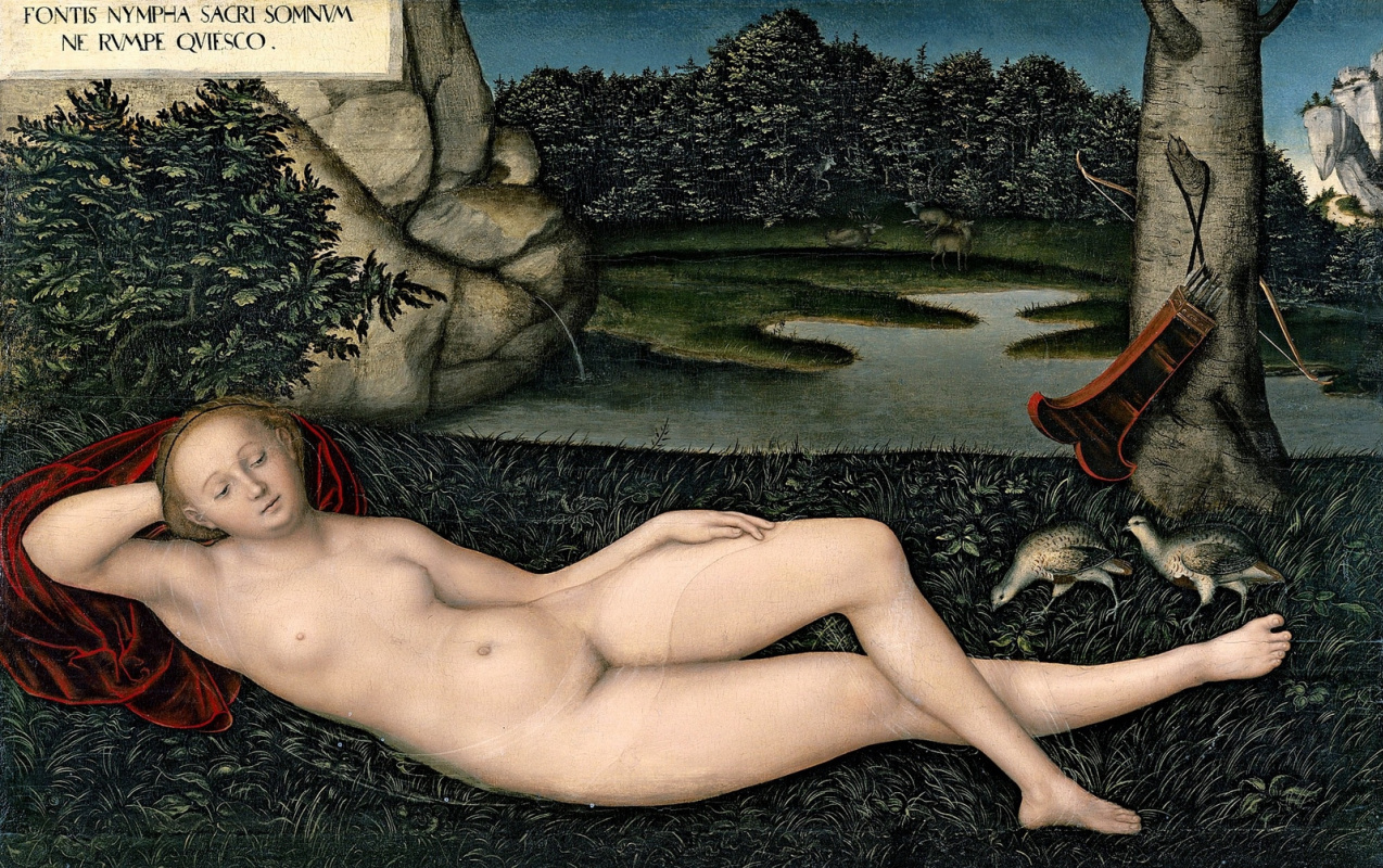 Lucas Cranach the Elder. Water nymph