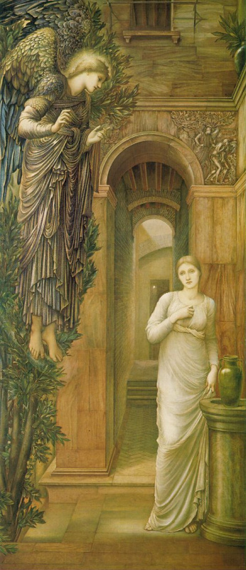 Edward Coley Burne-Jones. Annunciation