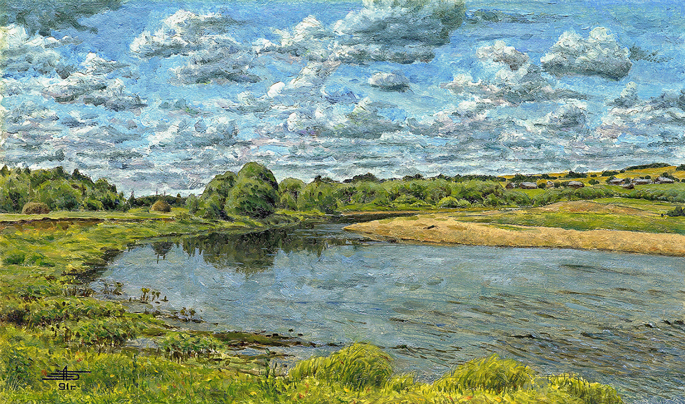 Andrei Ivanovich Borisov. North river