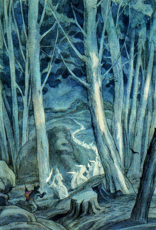 Carlos Sáenz de Tejada. Illustration for the Living forest