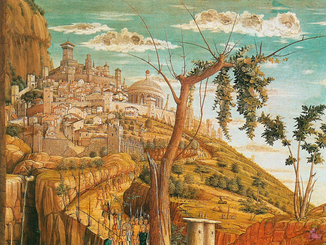 Andrea Mantegna. Christ on the mount of olives