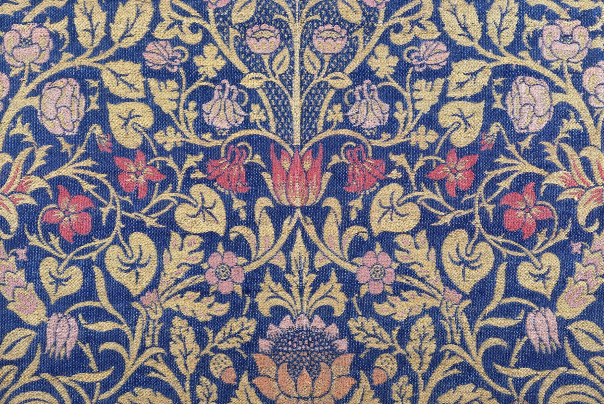 William Morris. Violetta and Colombina. Violet design for furniture