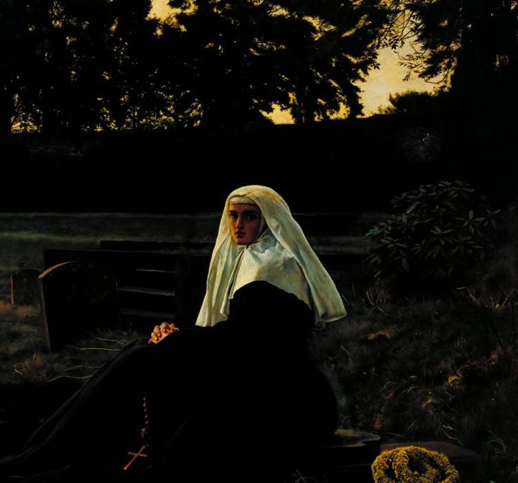 John Everett Millais. The valley of peace. Fragment