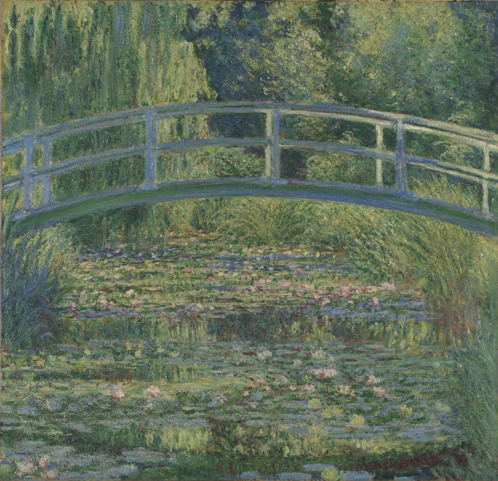Buy digital version: Japanese bridge by Claude Monet, London | Arthive