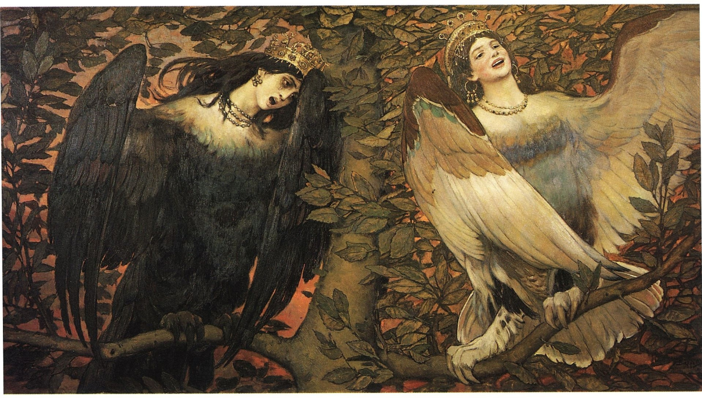 Viktor Vasnetsov. Sirin and Alkonost. A song of joy and sorrow