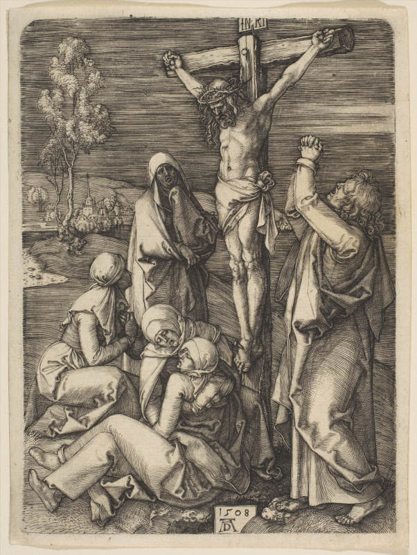 Albrecht Dürer. Christ on the cross