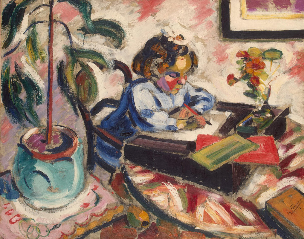 Henri Le Fauconnier. Little schoolgirl