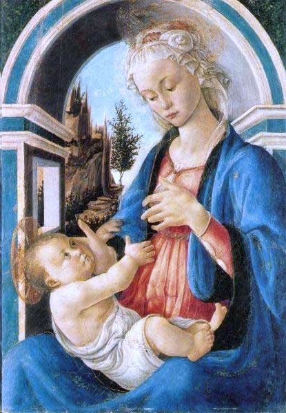 Sandro Botticelli. 麦当娜和孩子