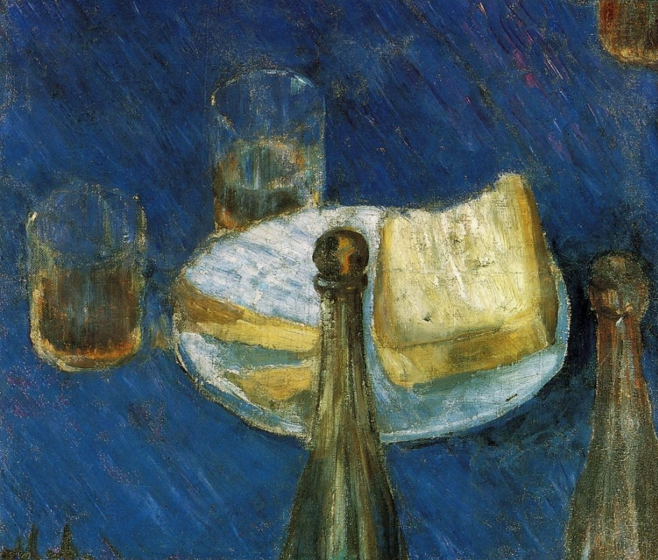 Mikhail Larionov. Beer still life