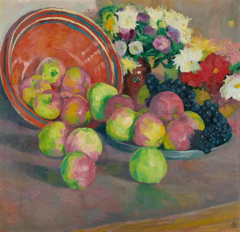 Giovanni Giacometti. Flowers and fruits