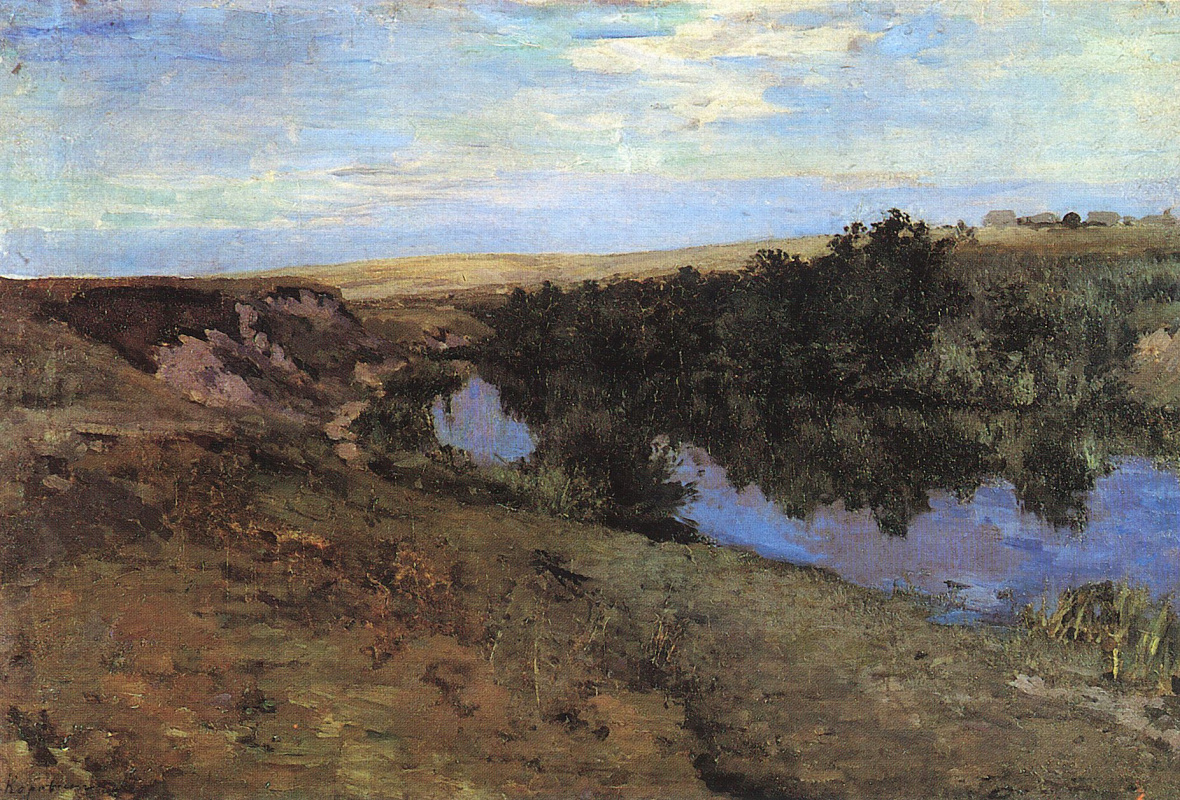 Konstantin Korovin. A river in Mangrove