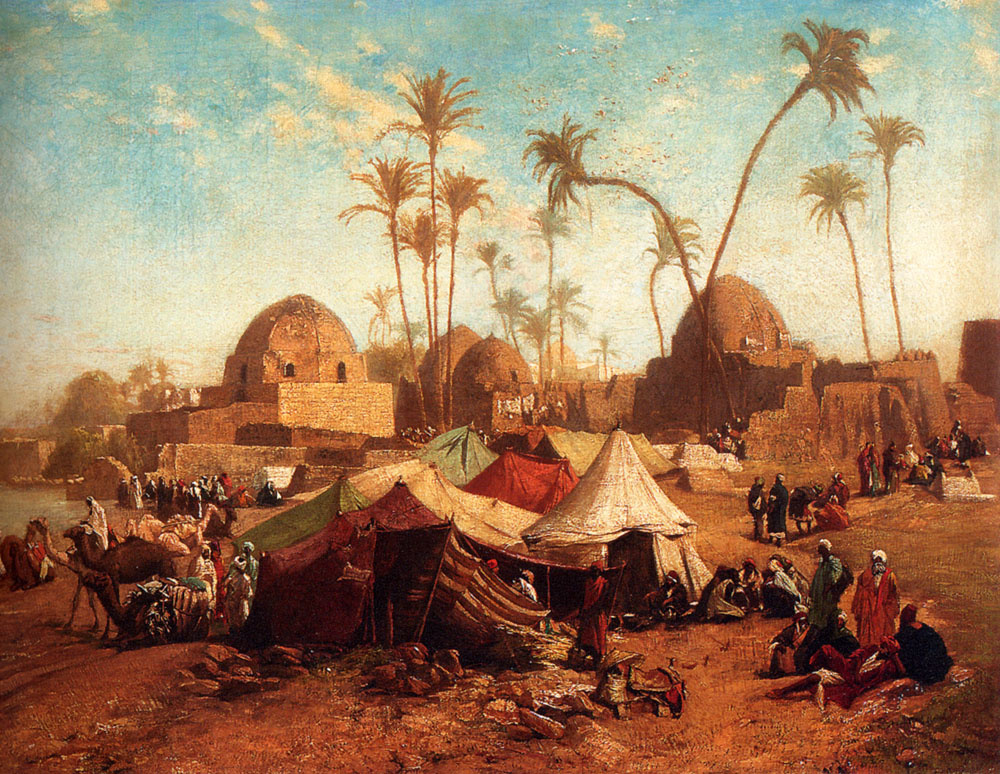 Orazio Gentileschi. Bedouin camp