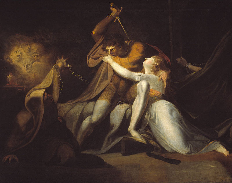 Johann Heinrich Fuessli. Percival frees Belisane from the magic fetters urma