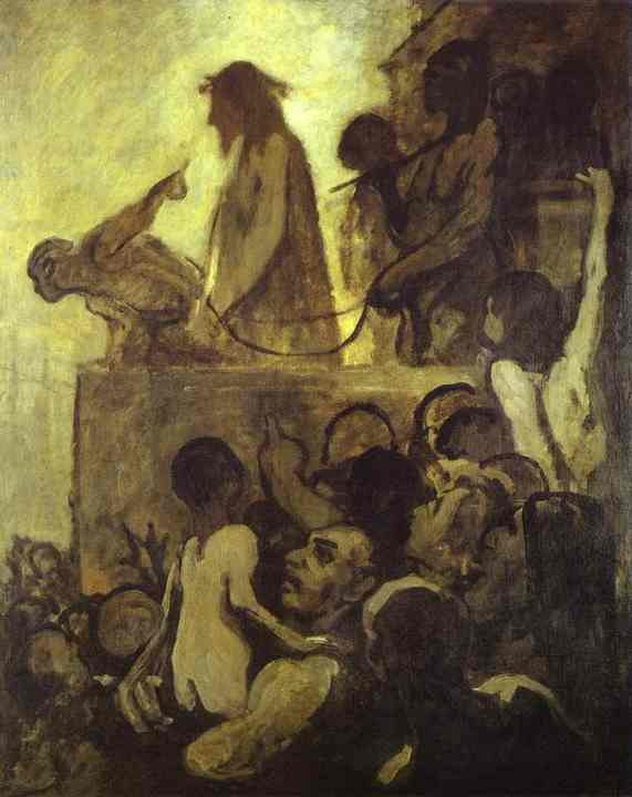 Honore Daumier. Prisoner