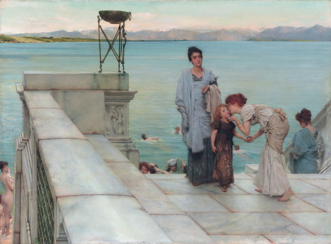 Lawrence Alma-Tadema. A Kiss