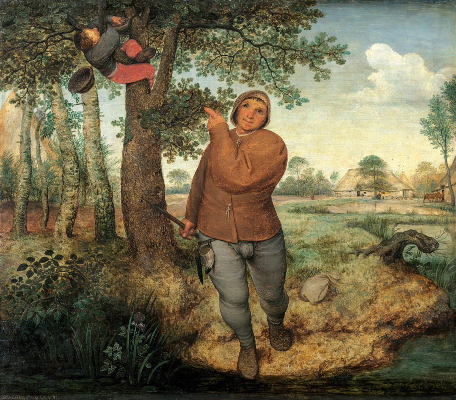 Pieter Bruegel The Elder. The Peasant and the Nest Robber (The Peasant and the Bird Nester)