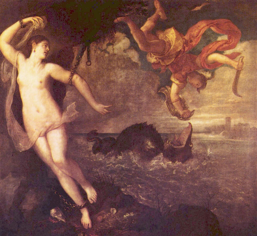 Titian Vecelli. Perseus and Andromeda