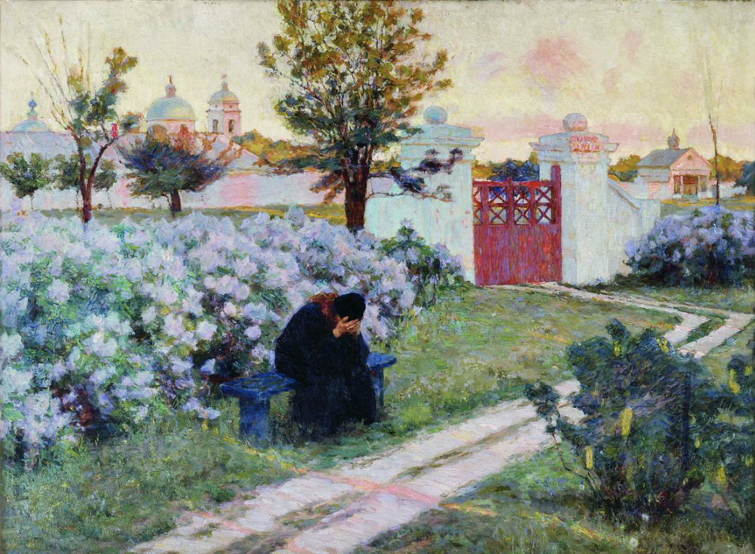 Kiriak Konstantinovich Kostandi. Blooming lilacs