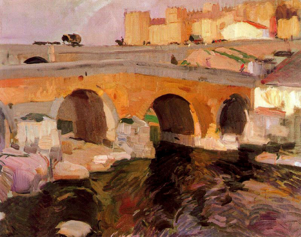 Хоакин Соролья (Соройя). Старый мост в Авиле
