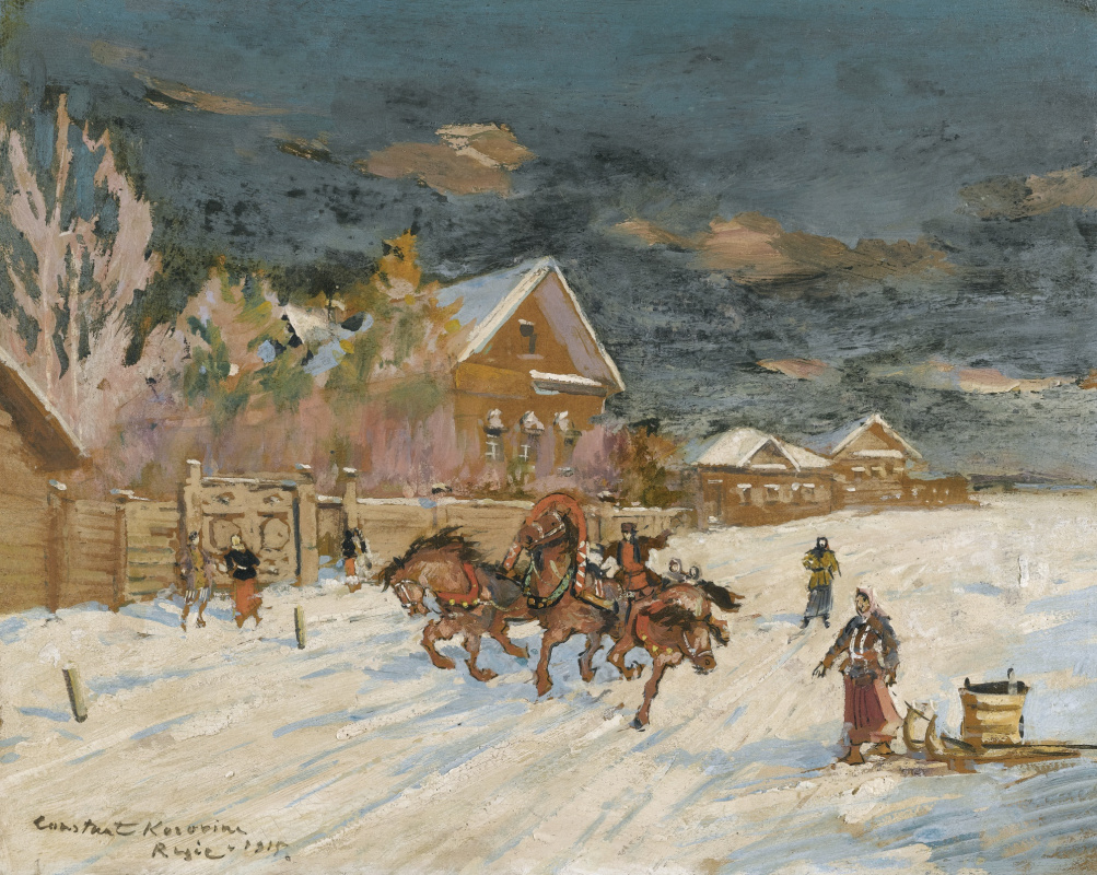 Konstantin Korovin. Winterlandschaft