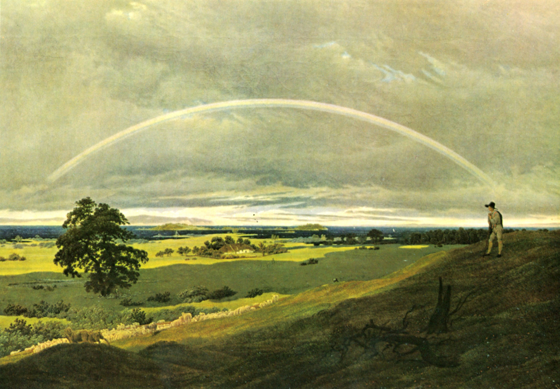 Caspar David Friedrich. Rainbow Landscape
