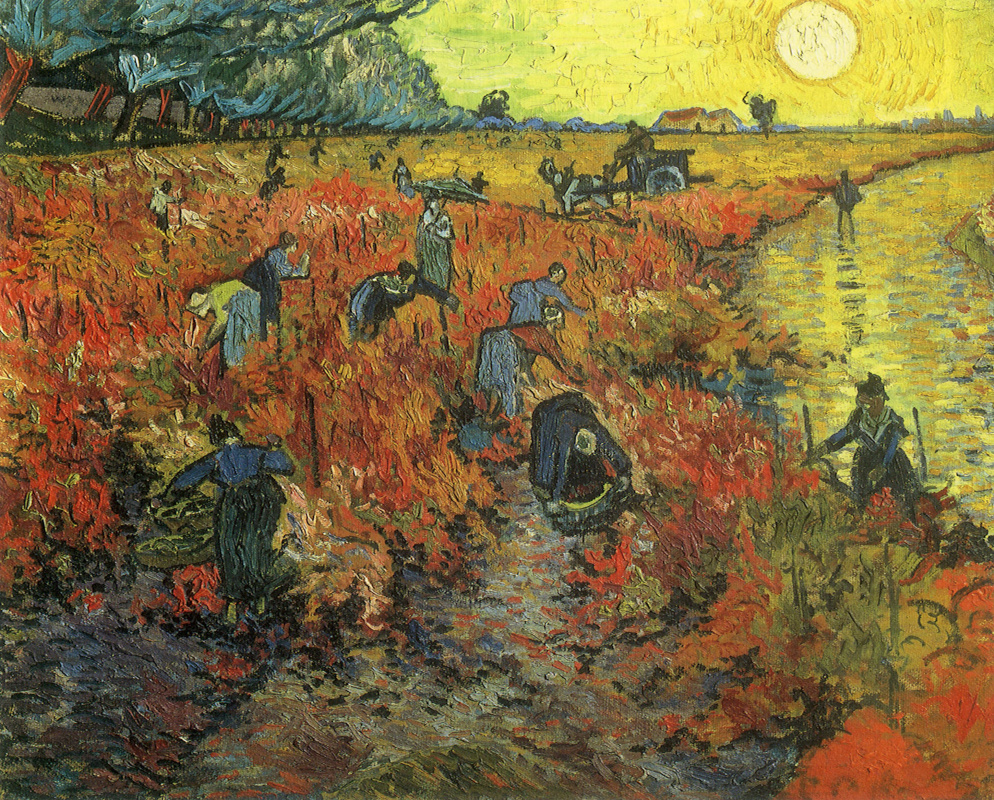 Vincent van Gogh. Red Vineyards at Arles