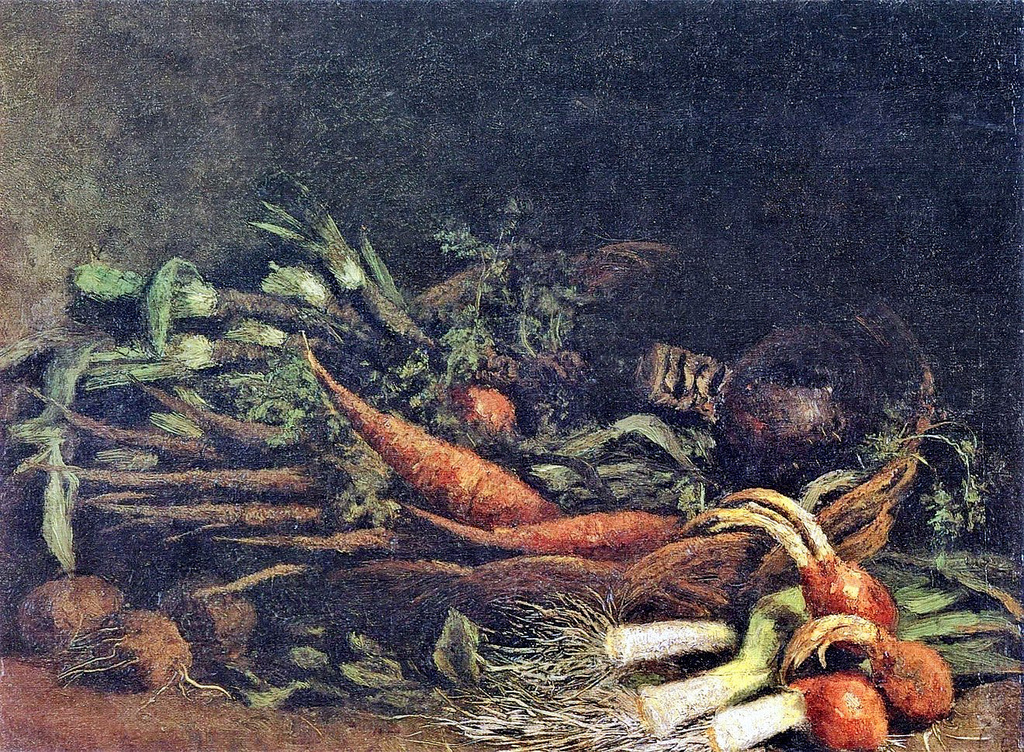 Vincent van Gogh. Still life with basket of vegetables