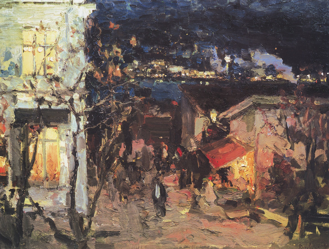 Konstantin Korovin. Yalta at night