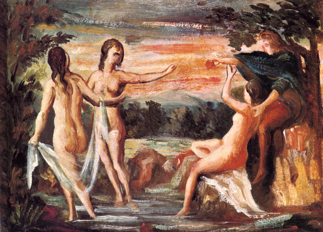 Paul Cezanne. The Verdict Of Paris