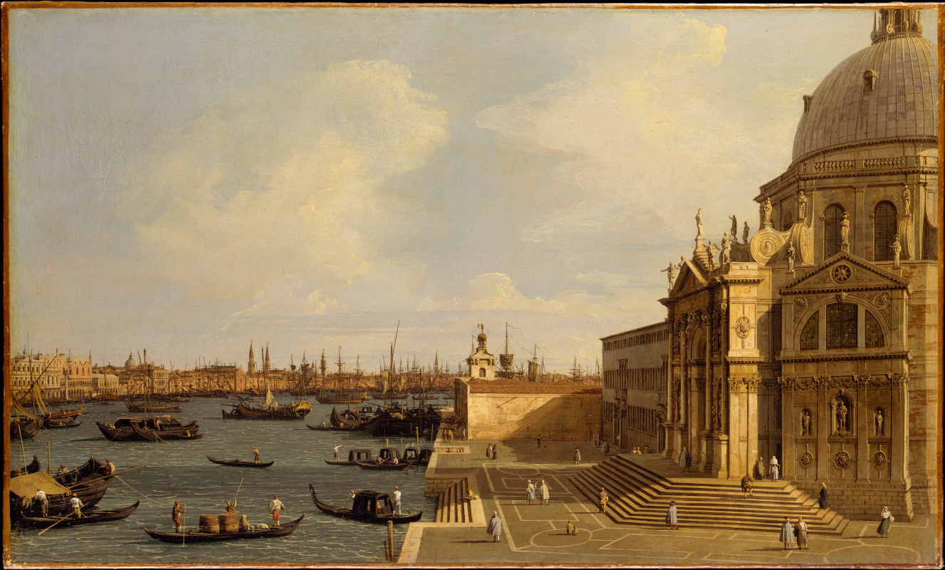 Giovanni Antonio Canal (Canaletto). Santa Maria della Salute Cathedral