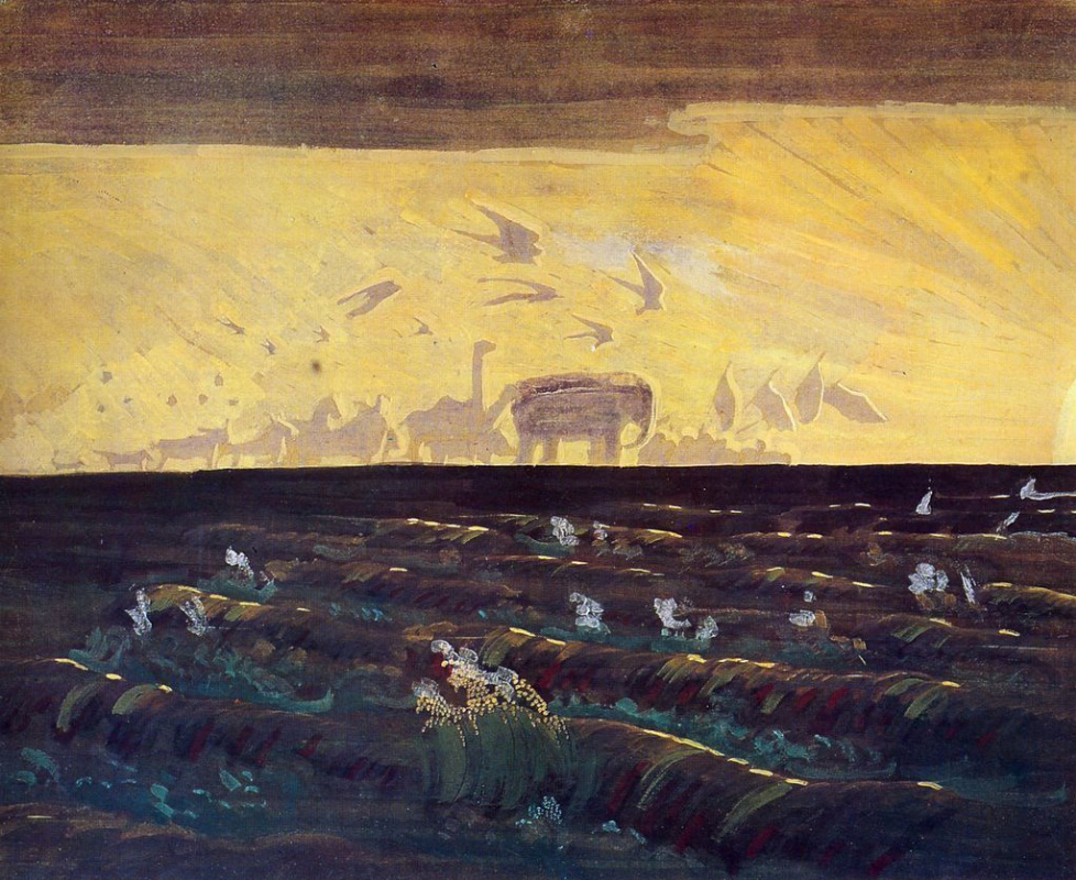 Mikalojus Konstantinas Čiurlionis. Sonnenanbetung