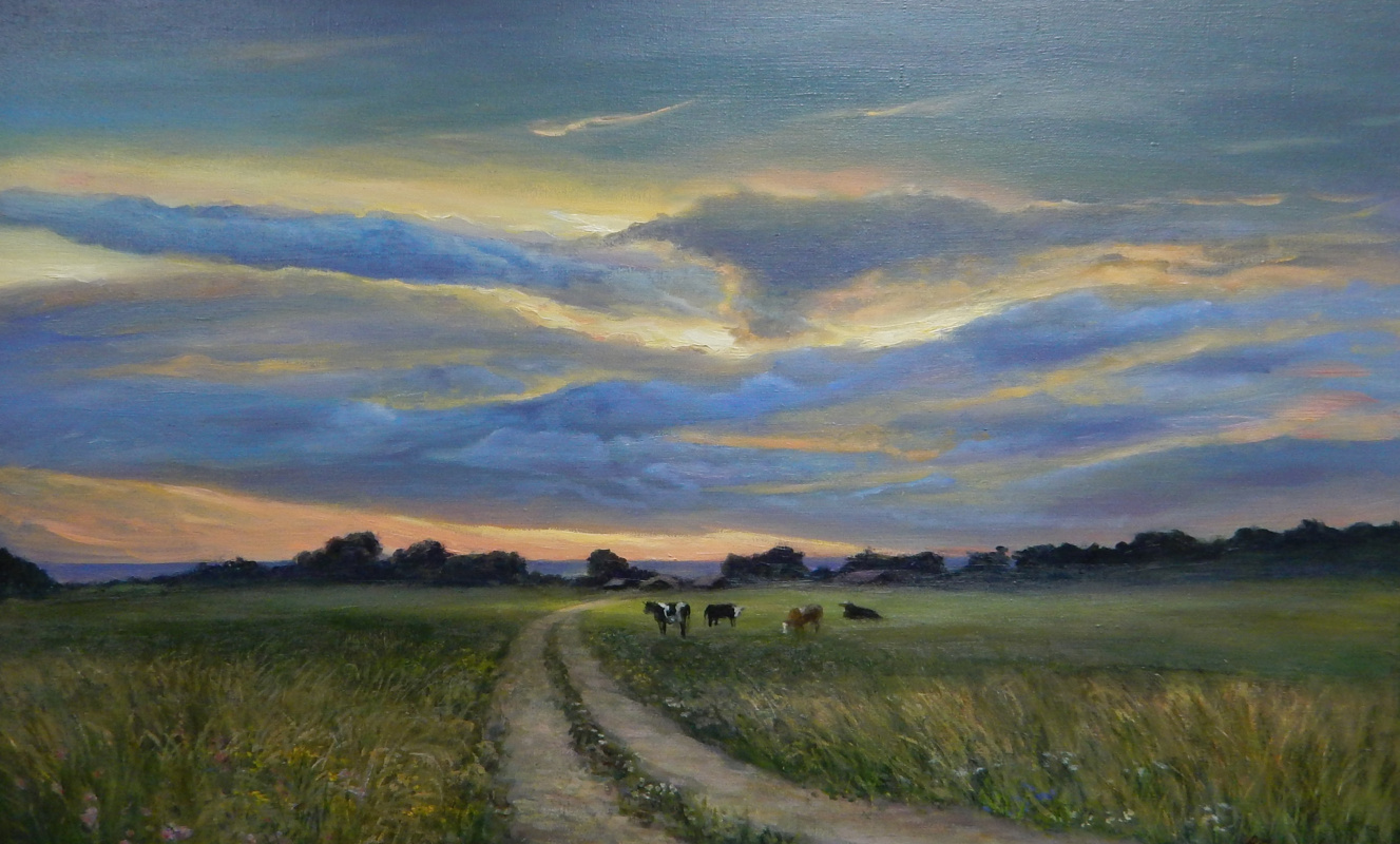 Marina Dmitrievna Razin. Rural landscape