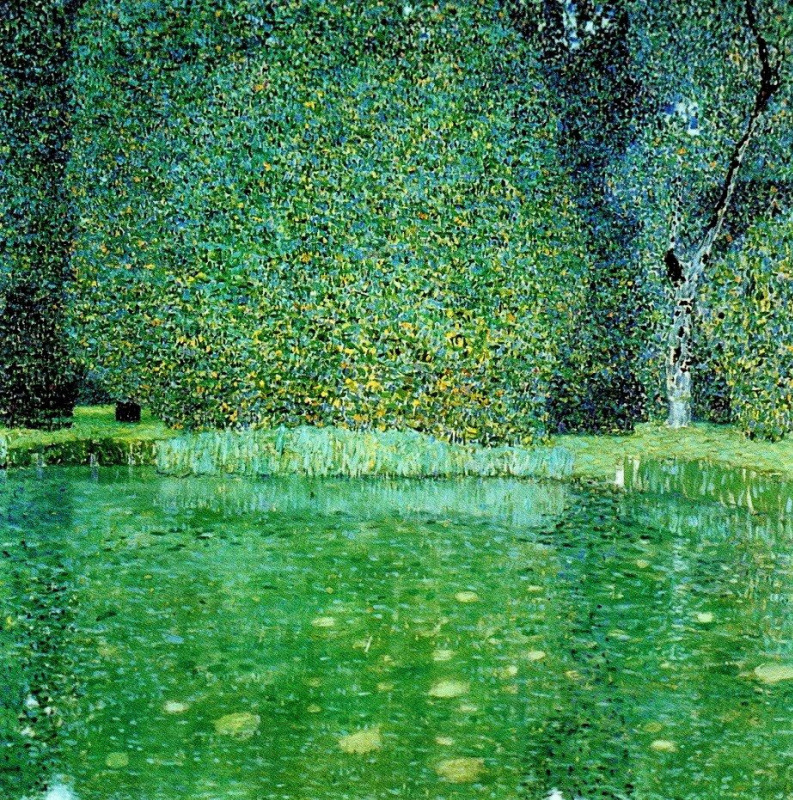 Gustav Klimt. The pond in the castle Kammer on Attersee lake
